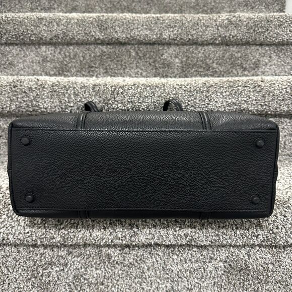 NEW Cole Haan Everyday Grand Series Black Leather Tote Bag Top Zip, Retails $310 - Picture 6 of 16